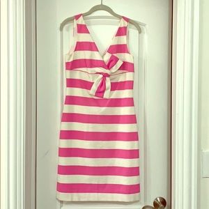 Kate Spade pink and white striped dress